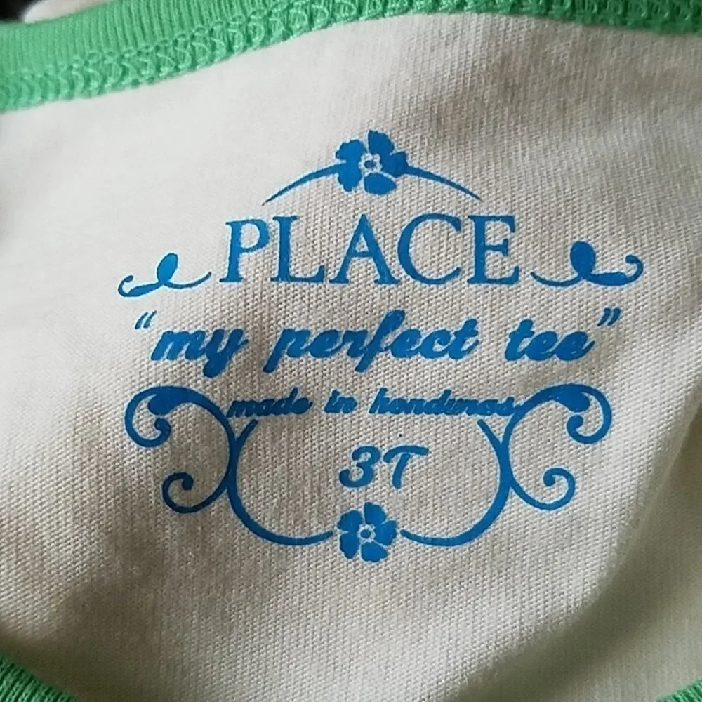 The Children’s Place Girls Size 3T Tee – Ice Skating Theme – Long Sleeve Shirt
